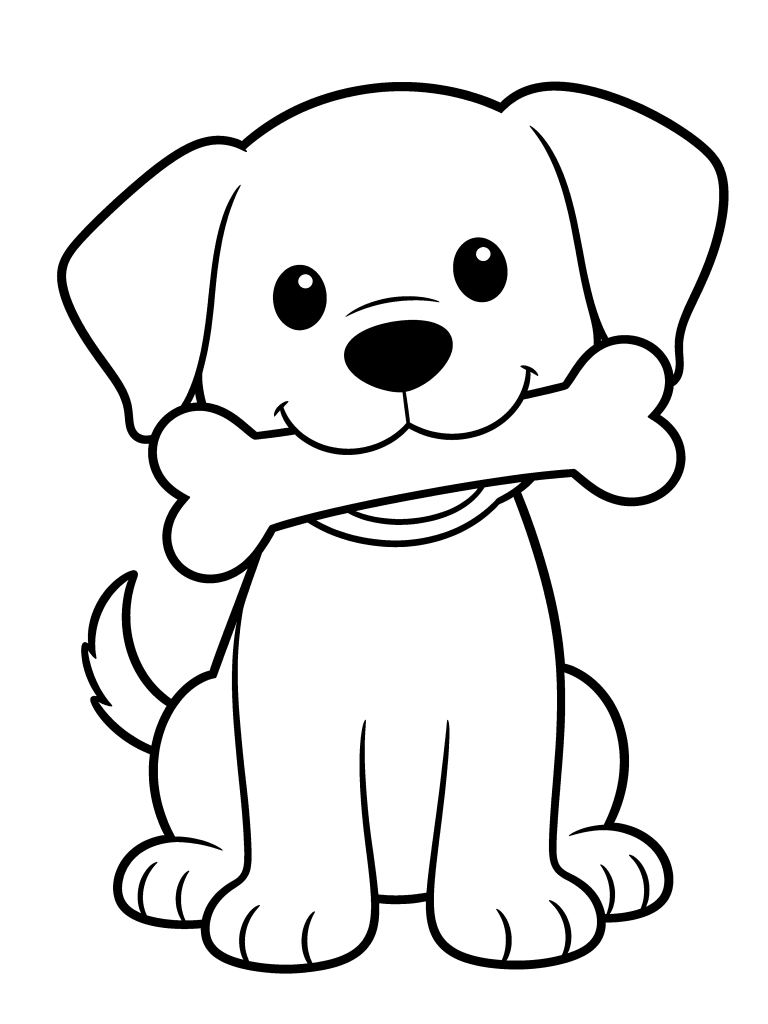 Animal coloring page from the free printable PDF bundle
