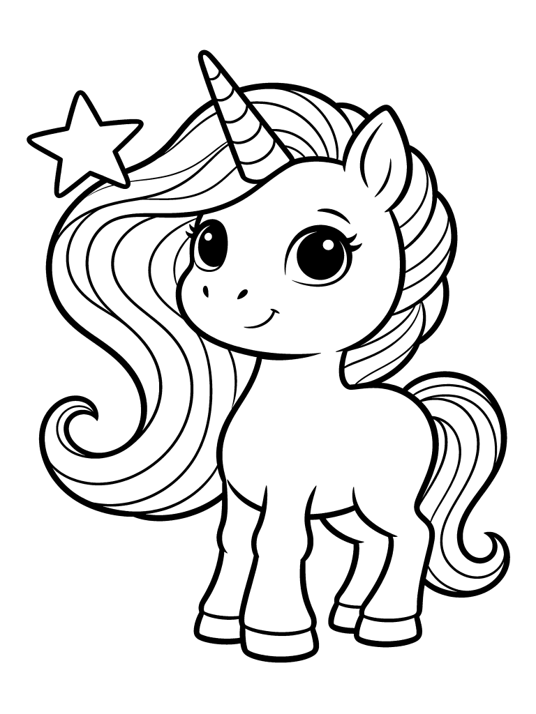 Fantasy coloring page from the free printable PDF bundle